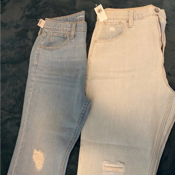 Old Navy Big Girls Straight Jeans Set of 2 Size 18 - Picture 2 of 4
